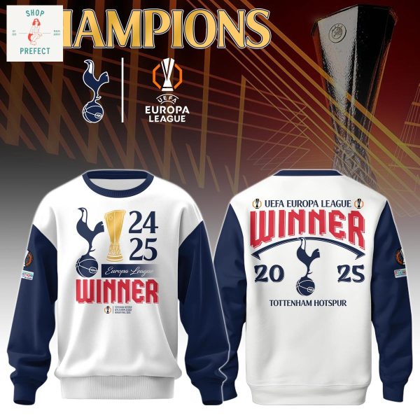Tottenham Hotspur2025 Champions UEFA Europa League Hoodie T Shirt