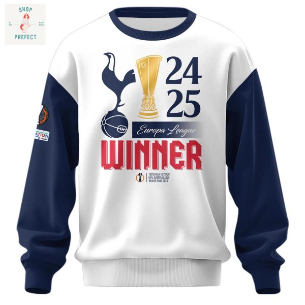 Tottenham Hotspur2025 Champions UEFA Europa League Hoodie T Shirt