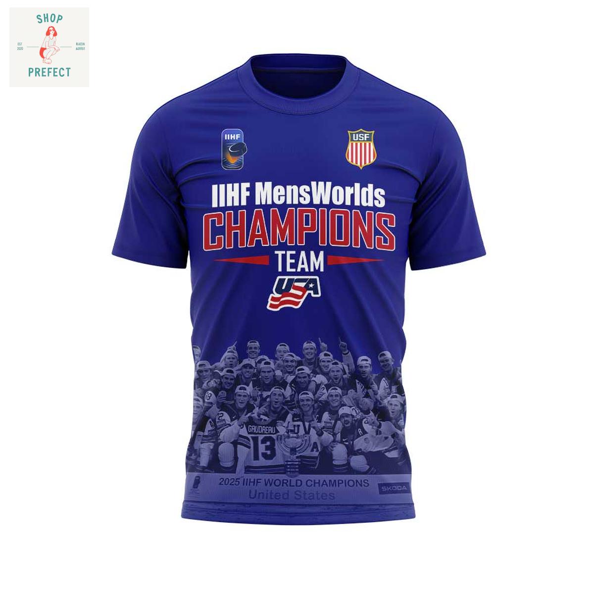 USA Hockey 2025 IIHF Men World Junior Championship Hoodie T Shirt USA Hockey 2025 IIHF Men World Junior Championship Hoodie T Shirt