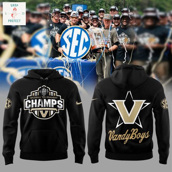 Vanderbilt Baseball Tournament Champions Hoodie T Shirt