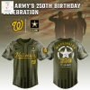 Minnesota Twins MLB US Army’s 250th Anniversary Baseball Jersey