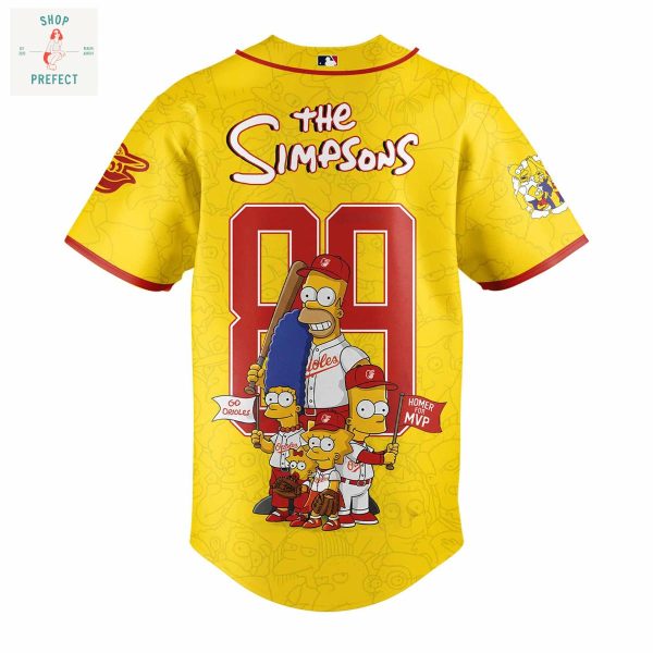 Baltimore Orioles x The Simpsons Go Orioles Baseball Jersey