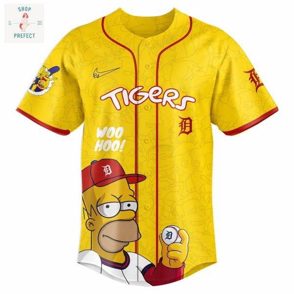 Detroit Tigers x The Simpsons Go Tigers Baseball Jersey